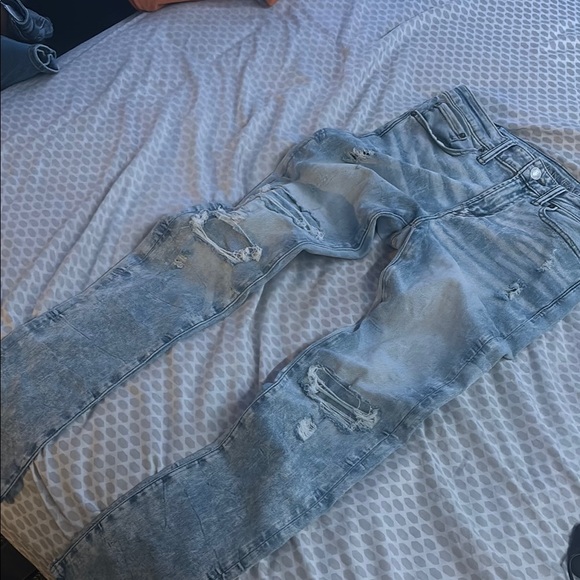American Eagle Outfitters Faded Blue Jeans - Picture 1 of 2